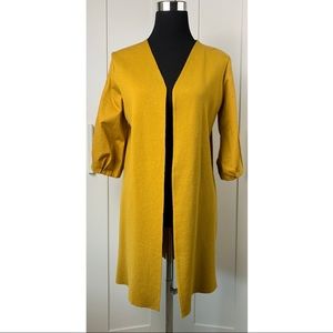 Marigold combination long cardigan ! 🧥